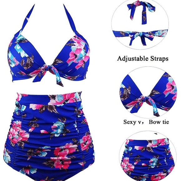 Other - Two piece high waisted bathing suit bikini